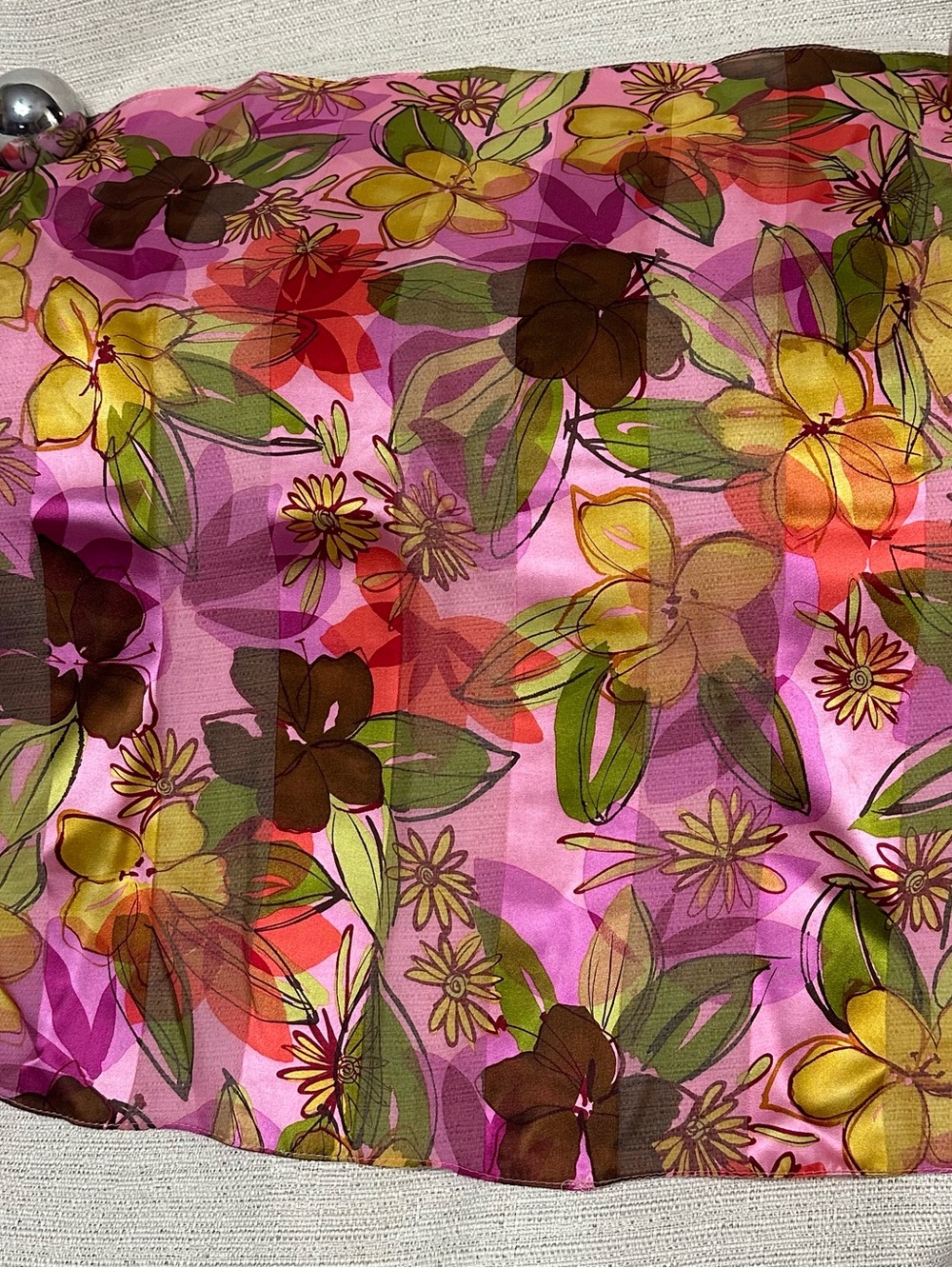 Cejon Vintage 100% Silk 20” Square